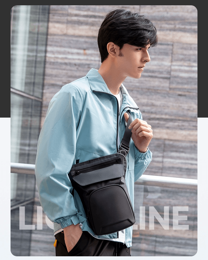 Casual Waist bag, Shoulder Sling Bag, Crossbody Bag, Hip Backpack