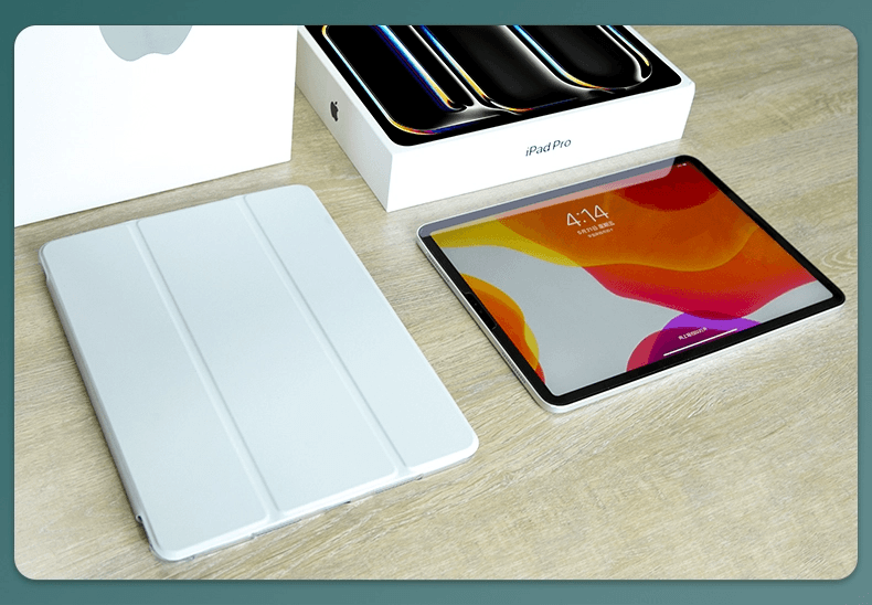 Auto Wakeup/ Sleep iPad Pro Case 2024/ 2022/ 2021/ 2020/ 2020/ Air 5/4, Office Gift
