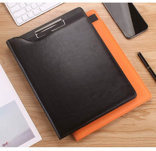 A4 Vegan Leather File Folder Clipboard for Office | Custom Engraving Clipboard | Business Gift