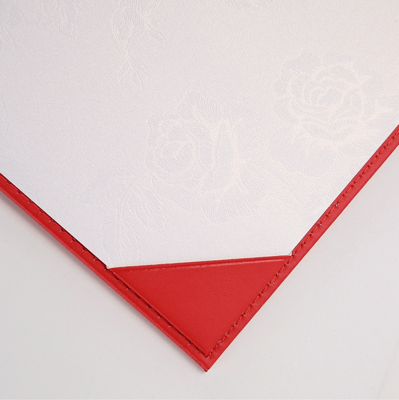 Custom A4 Vegan Leather File Folder for Company | Sign Book | Leather Portfolio