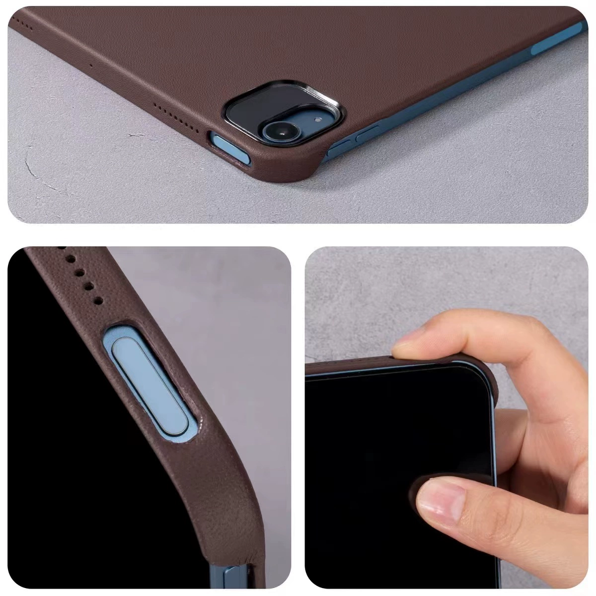 Customizable Genuine Leather iPad Pro 12.9 Case 2018/ 2022/ 2021/ 2020/ Air 5/4, Office Gift, Back-to-School Gift