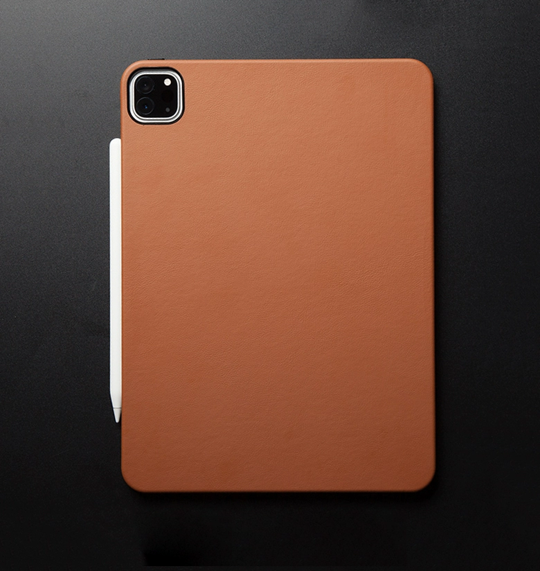 Customizable Genuine Leather iPad Pro 12.9 Case 2018/ 2022/ 2021/ 2020/ Air 5/4, Office Gift, Back-to-School Gift