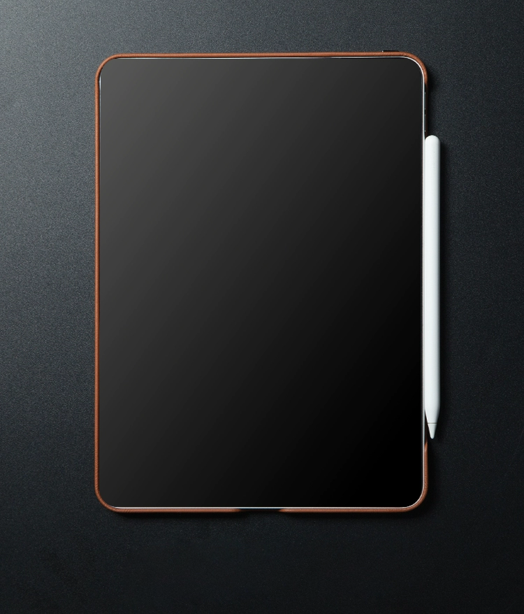Customizable Genuine Leather iPad Pro 12.9 Case 2018/ 2022/ 2021/ 2020/ Air 5/4, Office Gift, Back-to-School Gift