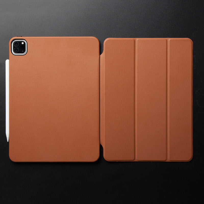 Customizable Genuine Leather iPad Pro 12.9 Case 2018/ 2022/ 2021/ 2020/ Air 5/4, Office Gift, Back-to-School Gift