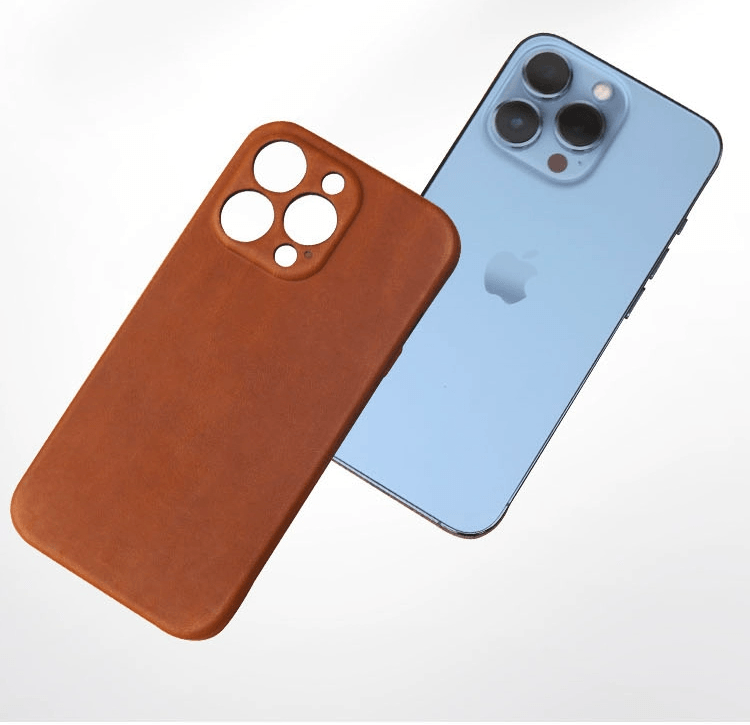 Personalisable Premium Genuine Leather Case for iPhone 15/ iPhone 14/ iPhone 13/ iPhone 12 with MagSafe