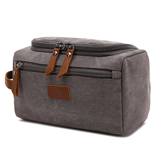 Groomsmen Gift Toiletry Bag, Canvas Dopp Kit, Toiletry Bag for Men, Groom Gift, Best Man Gift,Travel Bag Case