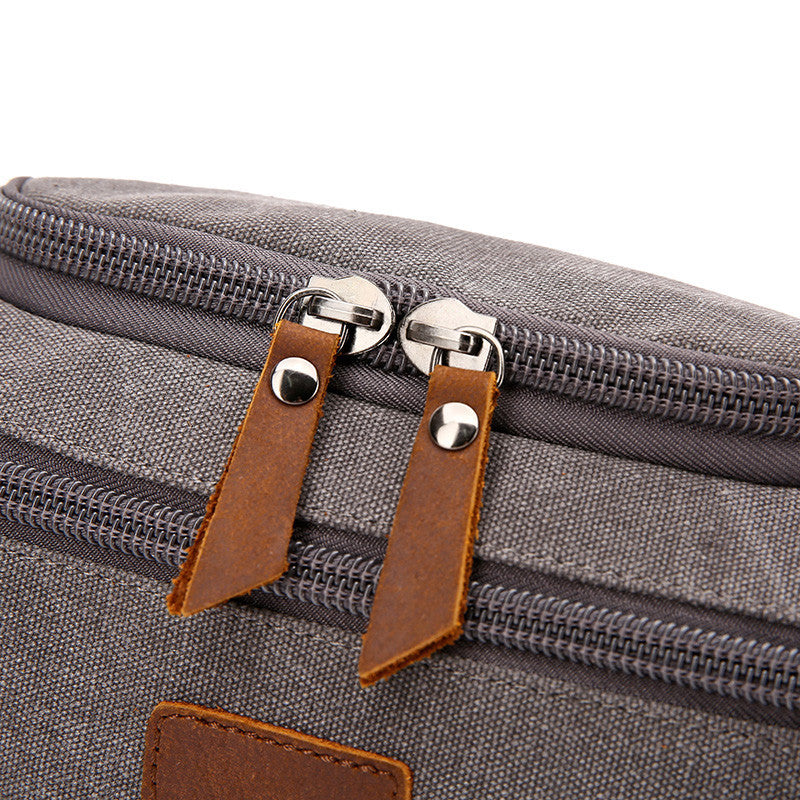 Groomsmen Gift Toiletry Bag, Canvas Dopp Kit, Toiletry Bag for Men, Groom Gift, Best Man Gift,Travel Bag Case