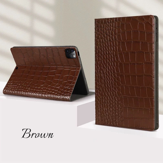 Genuine Crocodile Leather Case for iPad Pro 2025/ iPad Pro 2024/ 2018 11"/ 2022/ 2021/ 2020/ Air 5/4, Business Gift