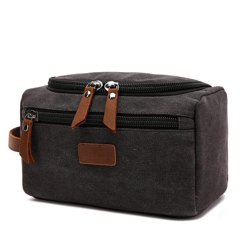 Groomsmen Gift Toiletry Bag, Canvas Dopp Kit, Toiletry Bag for Men, Groom Gift, Best Man Gift,Travel Bag Case