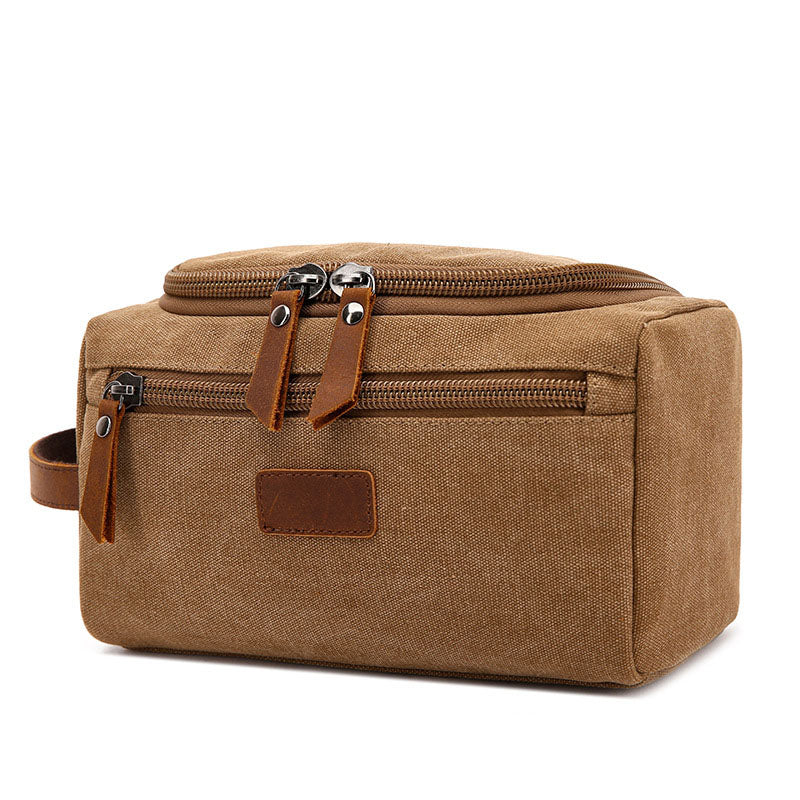 Groomsmen Gift Toiletry Bag, Canvas Dopp Kit, Toiletry Bag for Men, Groom Gift, Best Man Gift,Travel Bag Case
