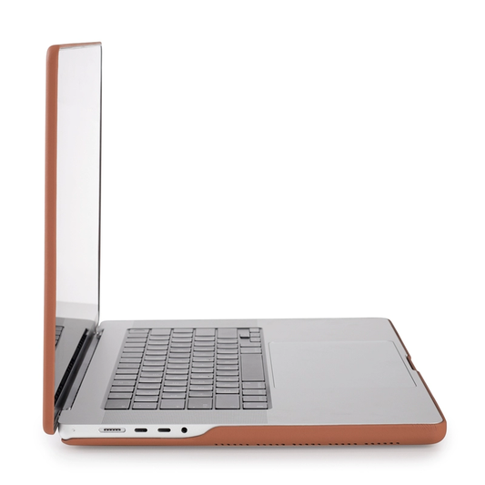 Customizable Genuine Leather Case for MacBook Pro 16"/ 14"/ 13", Office Gift, Back-to-School Gift