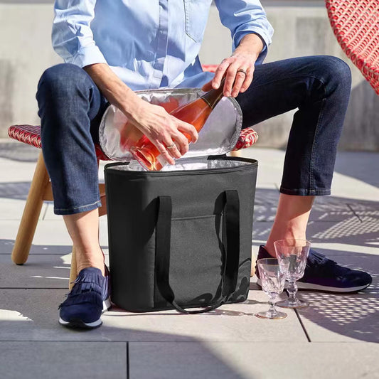 Wine Cooler Bag, Beer Cooler Bag, Picnic Bag, Groomsmen Cooler Bag, 6 Bottle Travel Padded Wine Carrier Tote with Shoulder Strap, Personalized Valentine's Day Gift