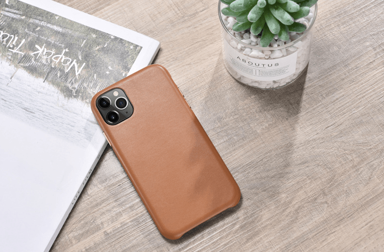 Customizable Premium Genuine Leather Case for iPhone 11/ iPhone 11 Pro/ iPhone 11 Pro Max
