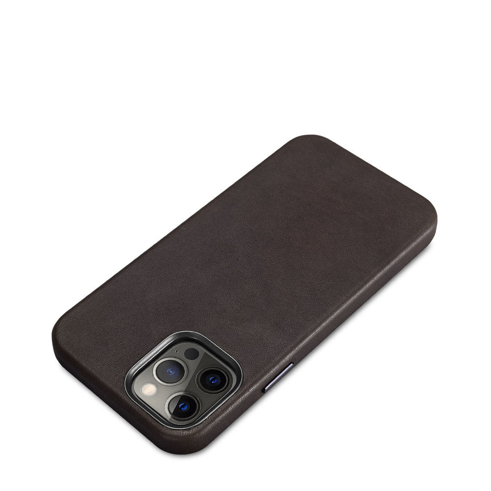 Customizable Premium Genuine Leather Case for iPhone 12 with Mag Safe