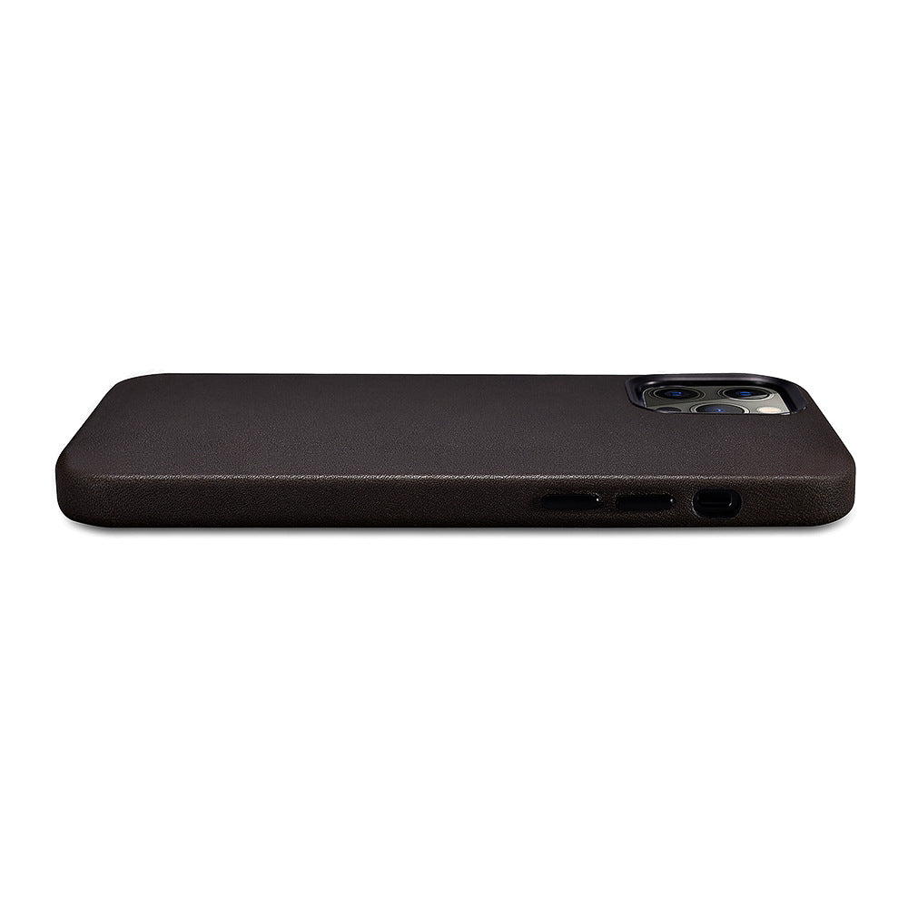Customizable Premium Genuine Leather Case for iPhone 12 with Mag Safe