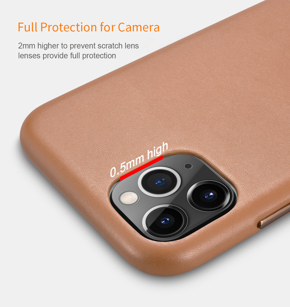 Customizable Premium Genuine Leather Case for iPhone 11/ iPhone 11 Pro/ iPhone 11 Pro Max
