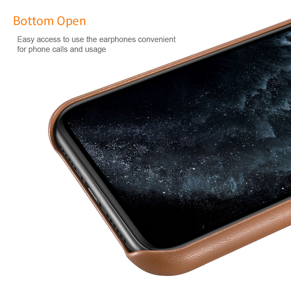 Customizable Premium Genuine Leather Case for iPhone 11/ iPhone 11 Pro/ iPhone 11 Pro Max