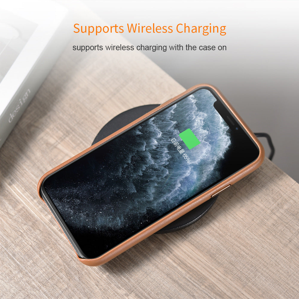 Customizable Premium Genuine Leather Case for iPhone 11/ iPhone 11 Pro/ iPhone 11 Pro Max