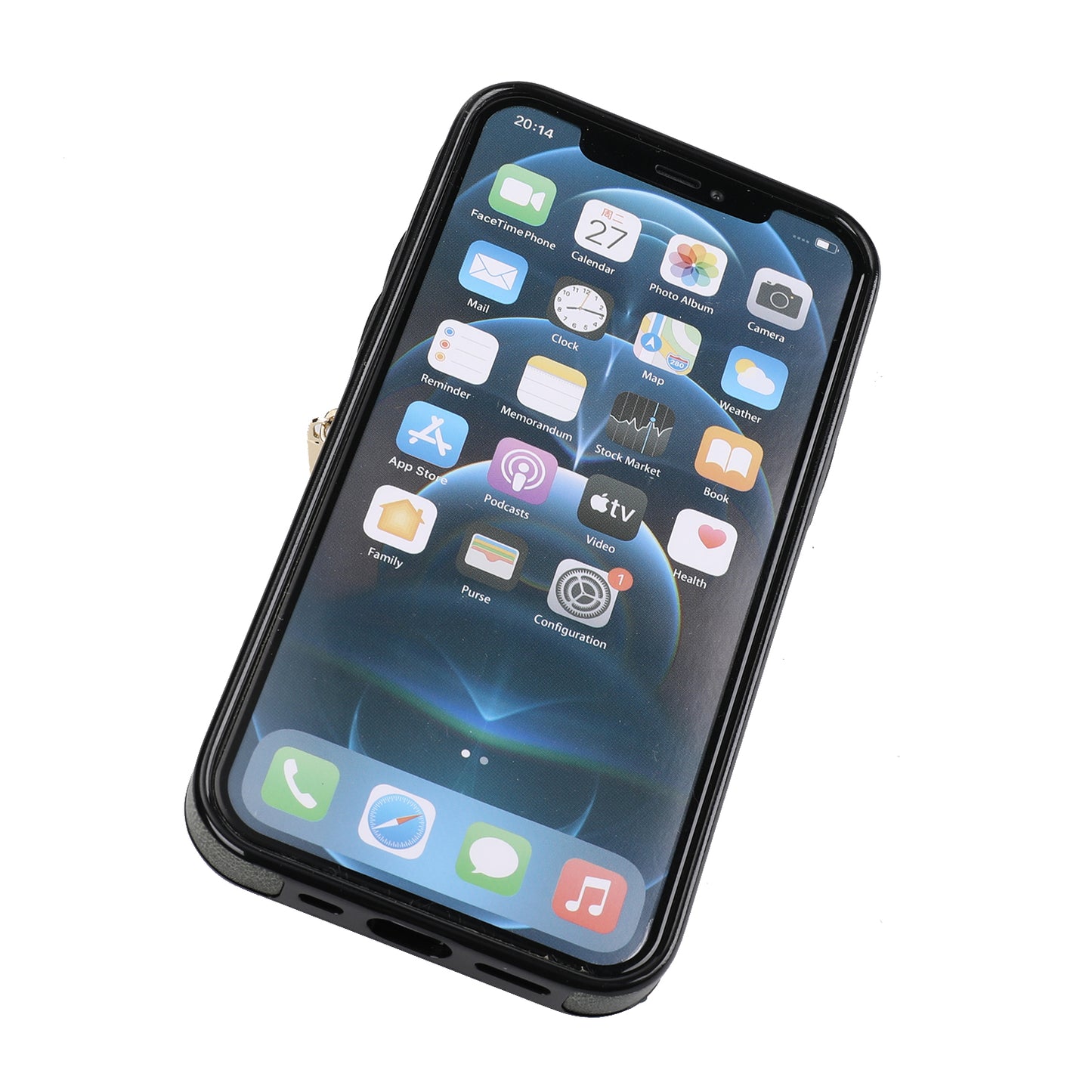 Customizable Genuine Leather iPhone Case with Wallet for iPhone 13/ iPhone 12/ iPhone 11/ iPhone XS/ iPhone 8/ iPhone 7/ iPhone SE 2nd Gen