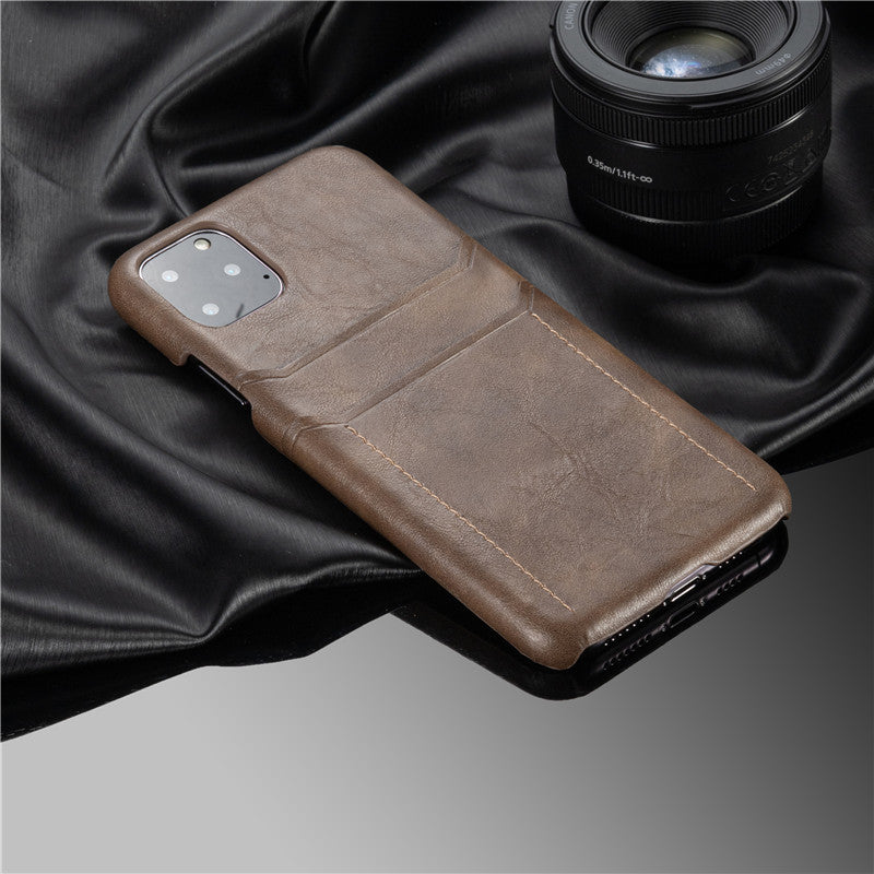Personalizable Genuine Leather iPhone Case for  iPhone 13/ iPhone 12/ iPhone 11/ iPhone XS/ iPhone 8/ iPhone 7