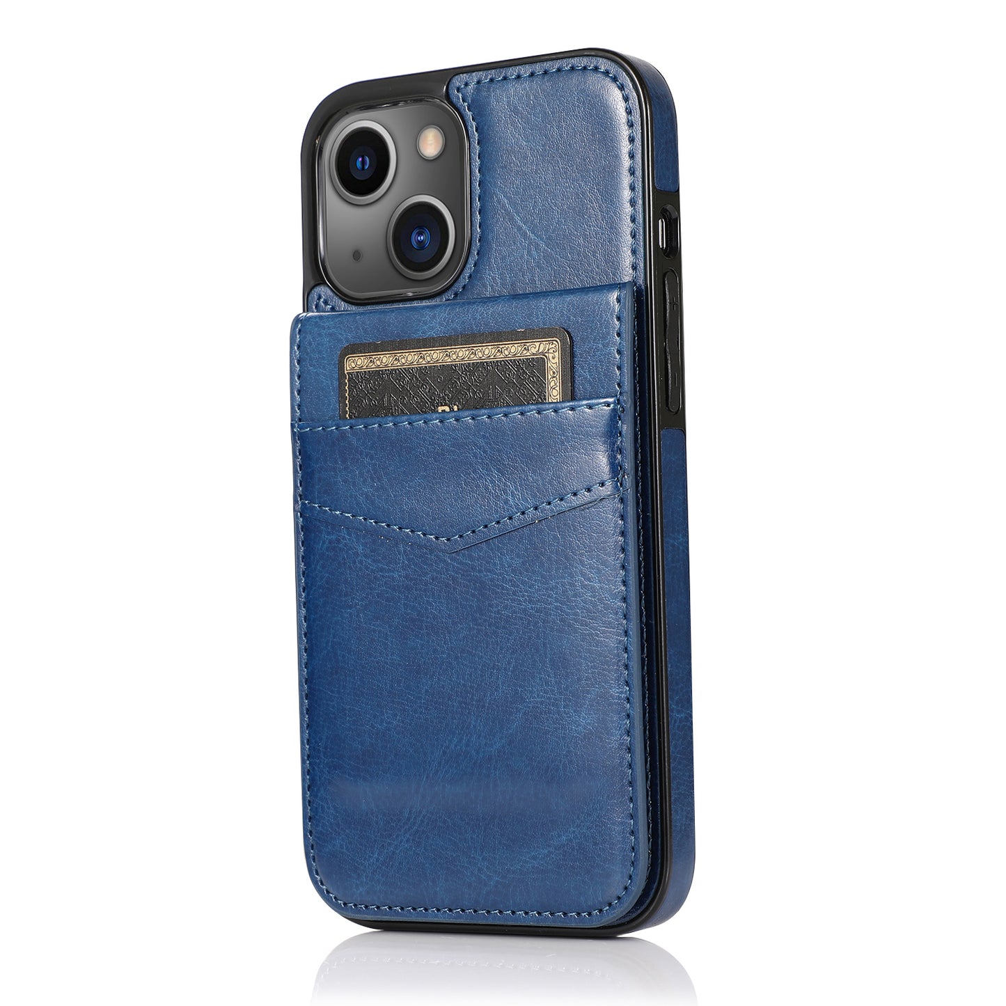 Customizable Leather iPhone Case with Wallet for iPhone 15/ iPhone 14/ iPhone 13/ iPhone 12/ iPhone 11/ iPhone XS/ iPhone 8/ iPhone 7