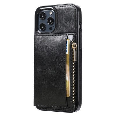 Customizable Genuine Leather iPhone Case with Wallet for iPhone 13/ iPhone 12/ iPhone 11/ iPhone XS/ iPhone 8/ iPhone 7/ iPhone SE 2nd Gen