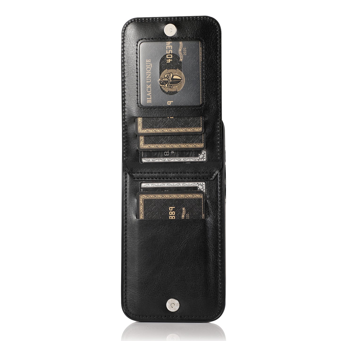 Customizable Leather iPhone Case with Wallet for iPhone 15/ iPhone 14/ iPhone 13/ iPhone 12/ iPhone 11/ iPhone XS/ iPhone 8/ iPhone 7