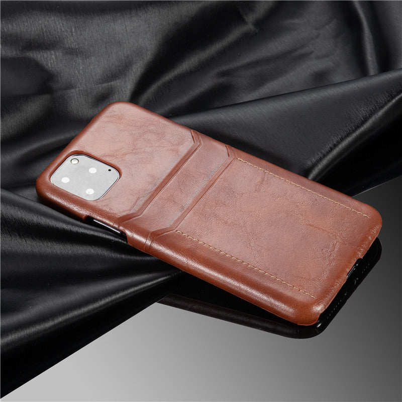 Personalizable Genuine Leather iPhone Case for  iPhone 13/ iPhone 12/ iPhone 11/ iPhone XS/ iPhone 8/ iPhone 7