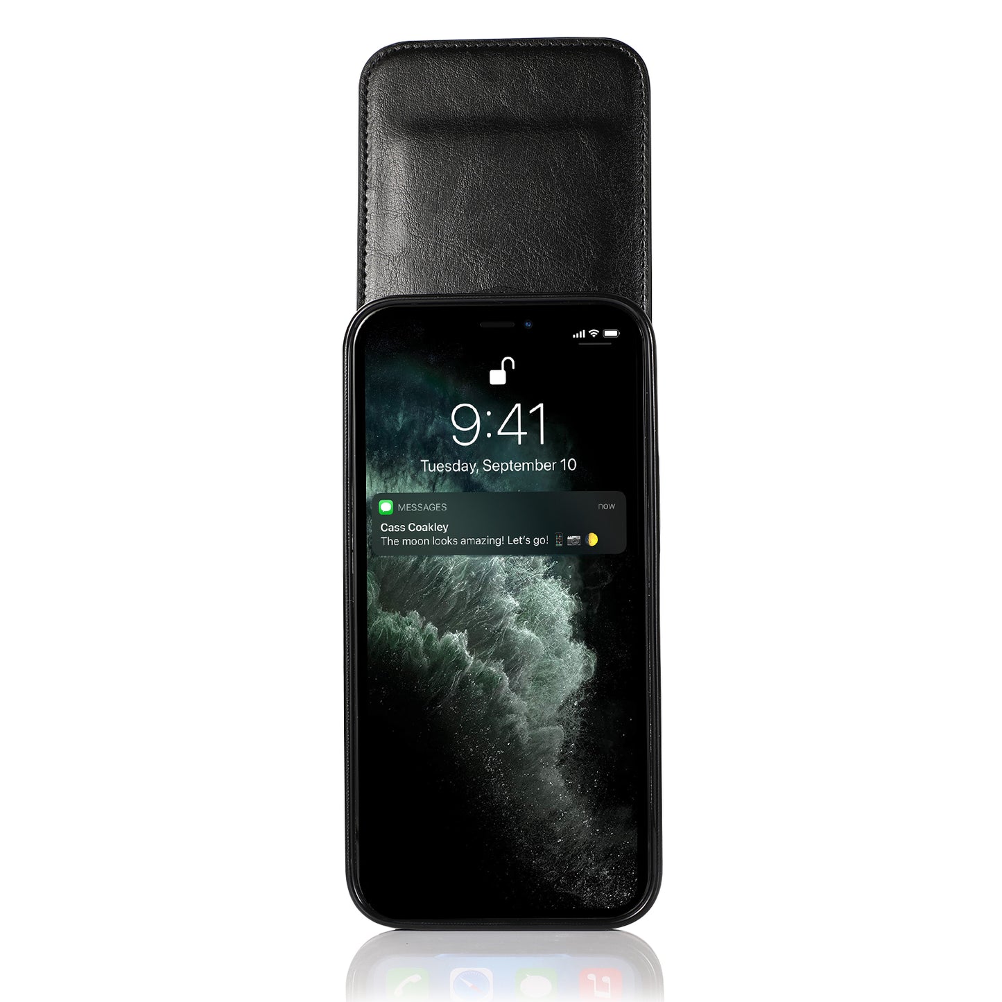 Customizable Leather iPhone Case with Wallet for iPhone 15/ iPhone 14/ iPhone 13/ iPhone 12/ iPhone 11/ iPhone XS/ iPhone 8/ iPhone 7