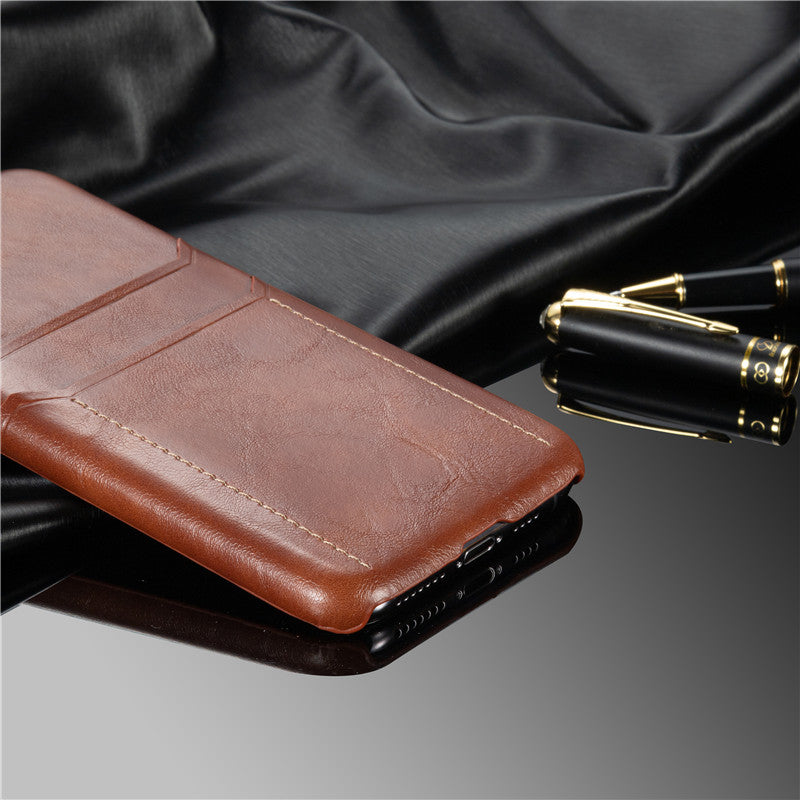 Personalizable Genuine Leather iPhone Case for  iPhone 13/ iPhone 12/ iPhone 11/ iPhone XS/ iPhone 8/ iPhone 7