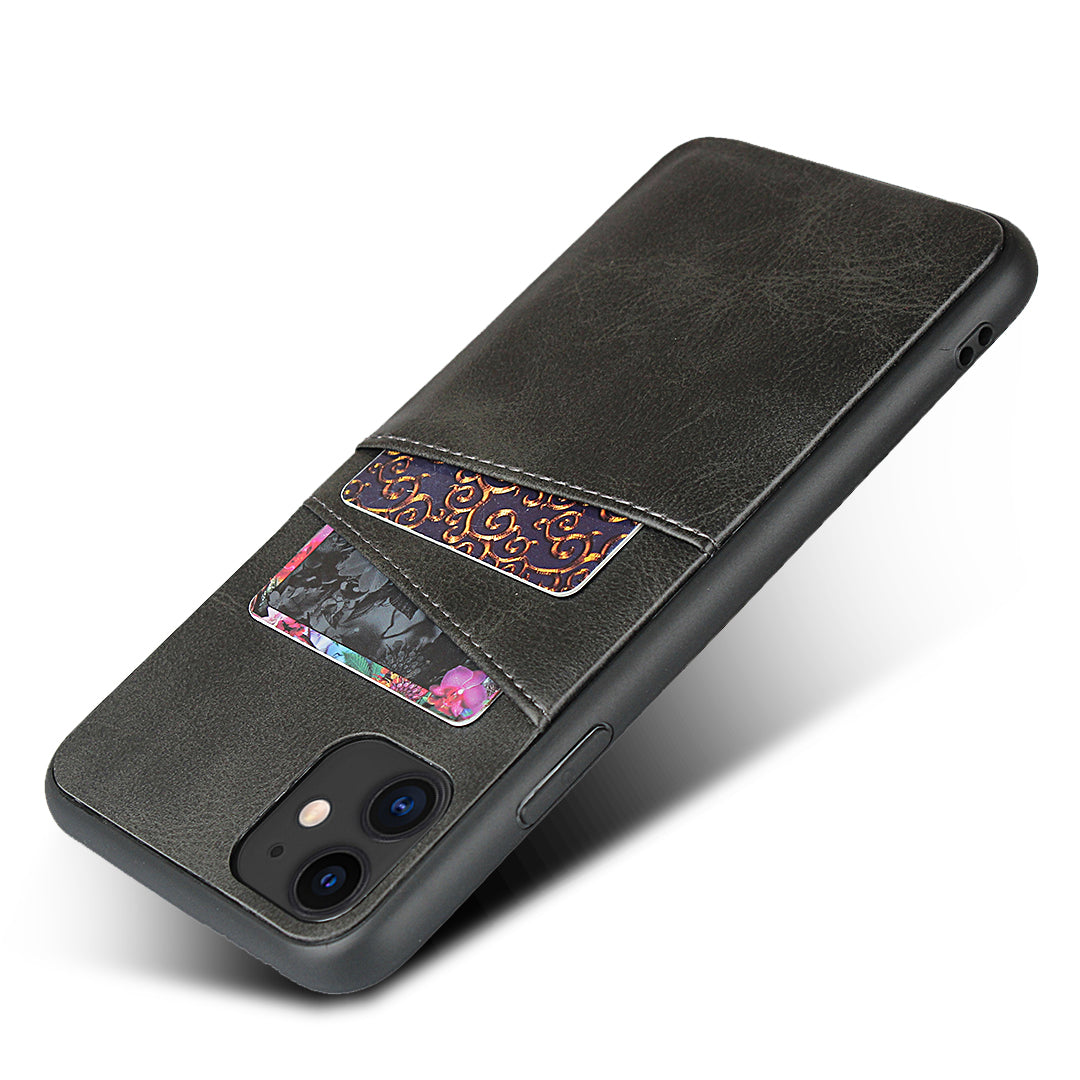 Customized Genuine Leather iPhone Case with Card Slots for iPhone 13/ iPhone 12/ iPhone 11/ iPhone XS/ iPhone 8/ iPhone 7