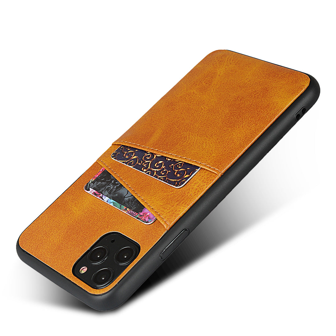 Customized Genuine Leather iPhone Case with Card Slots for iPhone 13/ iPhone 12/ iPhone 11/ iPhone XS/ iPhone 8/ iPhone 7