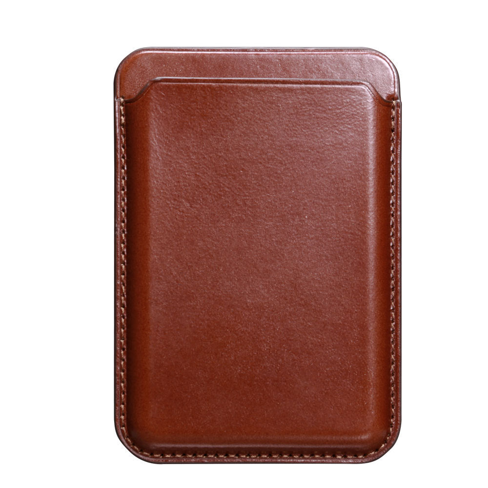 Customizable Premium Genuine Leather iPhone Card Holder Stick On Magsafe Wallet for iPhone 12/ iPhone 12 Pro/ iPhone 12 Pro Max/ iPhone 12 mini