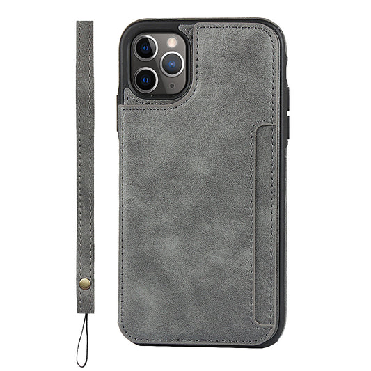 Custom Genuine Leather iPhone Case with Foldable Wallet Stand for iPhone 13/ iPhone 12/ iPhone 11/ iPhone XS/ iPhone 8/ iPhone 7/ iPhone SE 2nd Gen