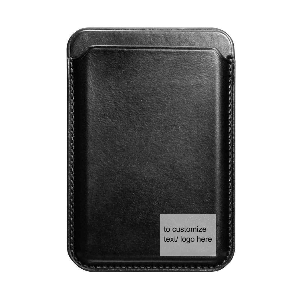 Customizable Premium Genuine Leather iPhone Card Holder Stick On Magsafe Wallet for iPhone 12/ iPhone 12 Pro/ iPhone 12 Pro Max/ iPhone 12 mini