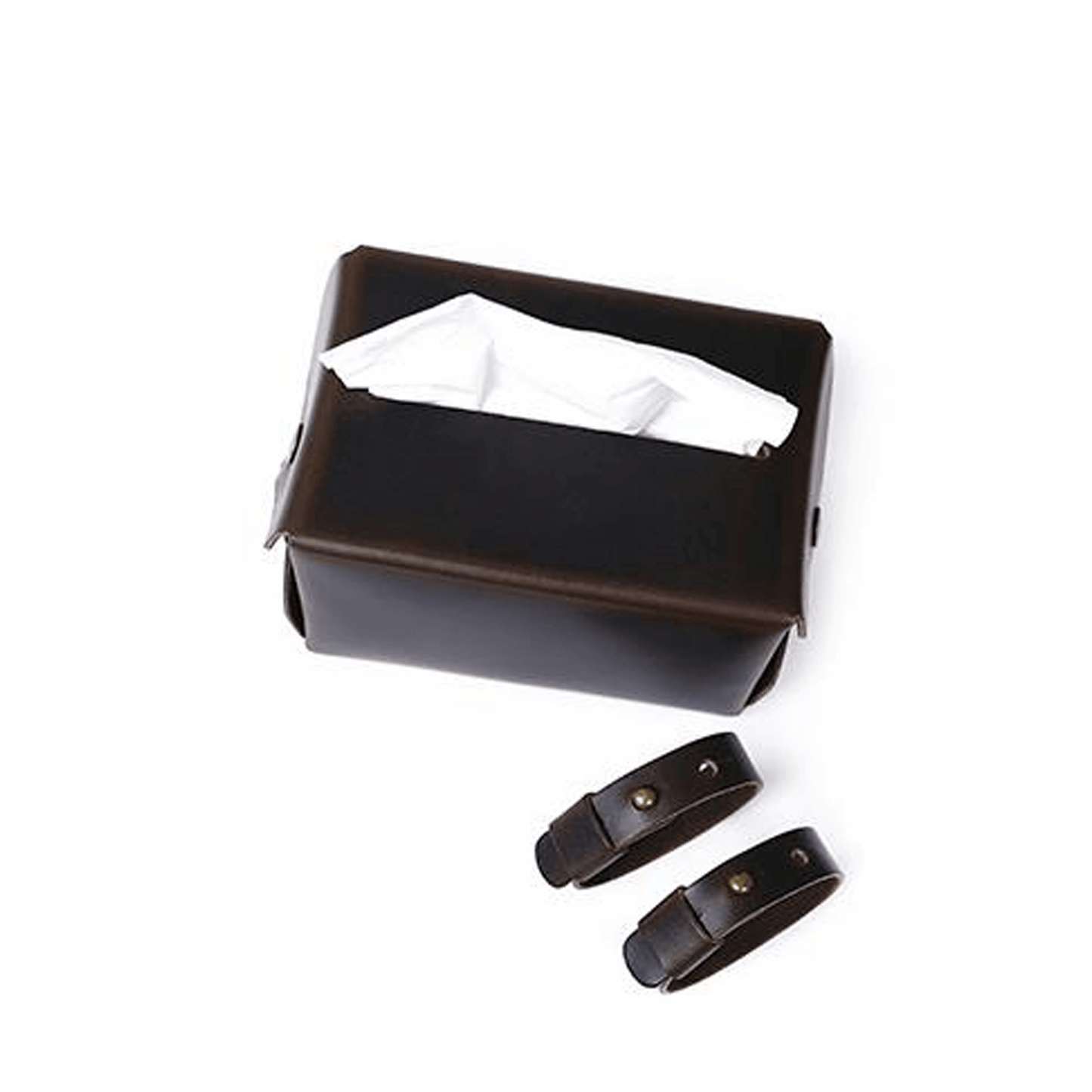 Personalised Genuine Leather In-car Tissue Holder