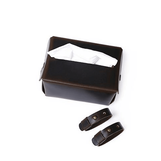 Personalised Genuine Leather In-car Tissue Holder