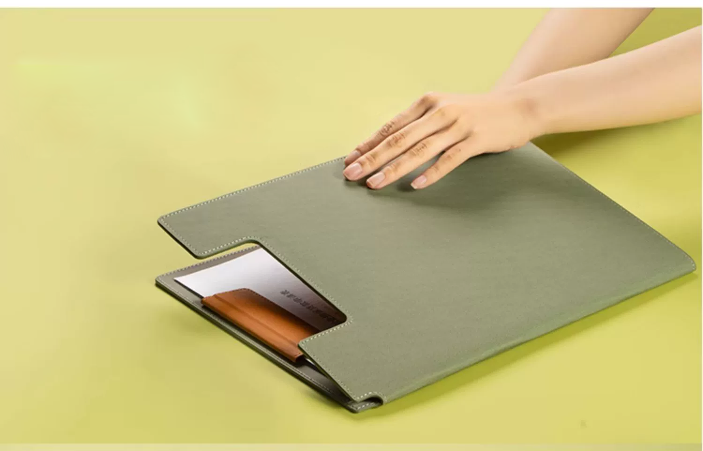 A4 Vegan Leather Folder Clipboard Padfolio for Office