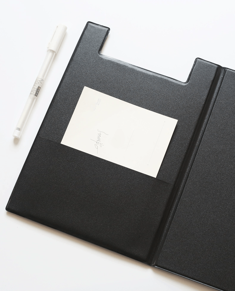A4 PU Leather Folder Clipboard | Conference Folder | Office Portfolio