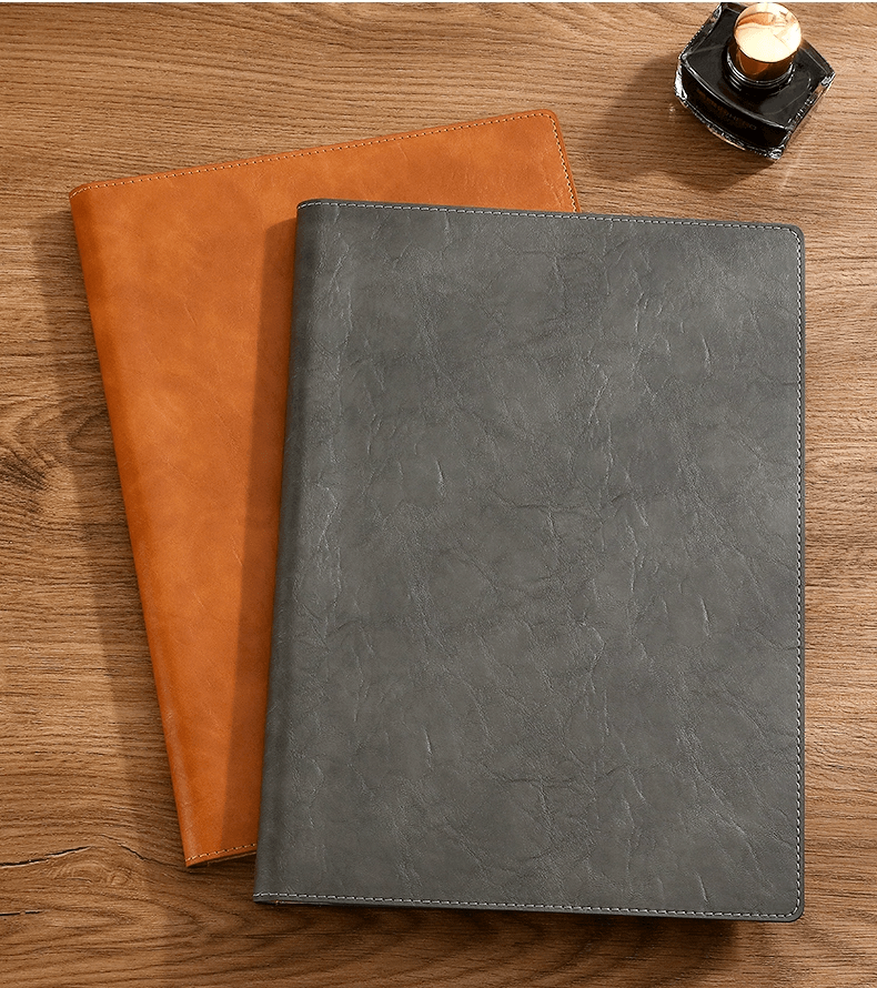 Custom A4 Vegan Leather Folder Clipboard Padfolio for Office | Magnetic Clipboard, A4 File Folder, Business Notepad Folio Letter Size, Business Gift