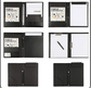 Custom A4 Vegan Leather Folder Clipboard 3-Ring Binder for Men/ Women | Sign Book | Conference Clipboard
