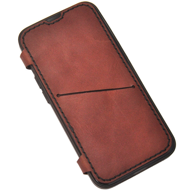 Custom Genuine Leather iPhone Case Wallet for iPhone 14 Pro Max/ iPhone 13