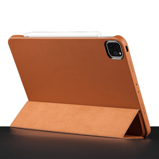 Customizable Genuine Leather iPad Pro 12.9 Case 2018/ 2022/ 2021/ 2020/ Air 5/4, Office Gift, Back-to-School Gift