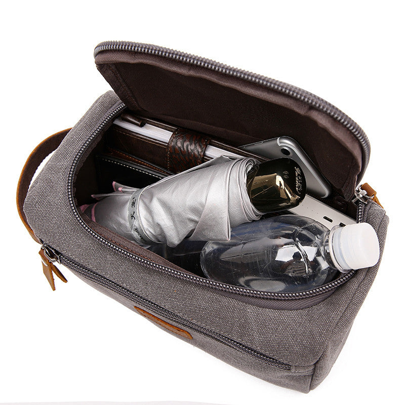 Groomsmen Gift Toiletry Bag, Canvas Dopp Kit, Toiletry Bag for Men, Groom Gift, Best Man Gift,Travel Bag Case