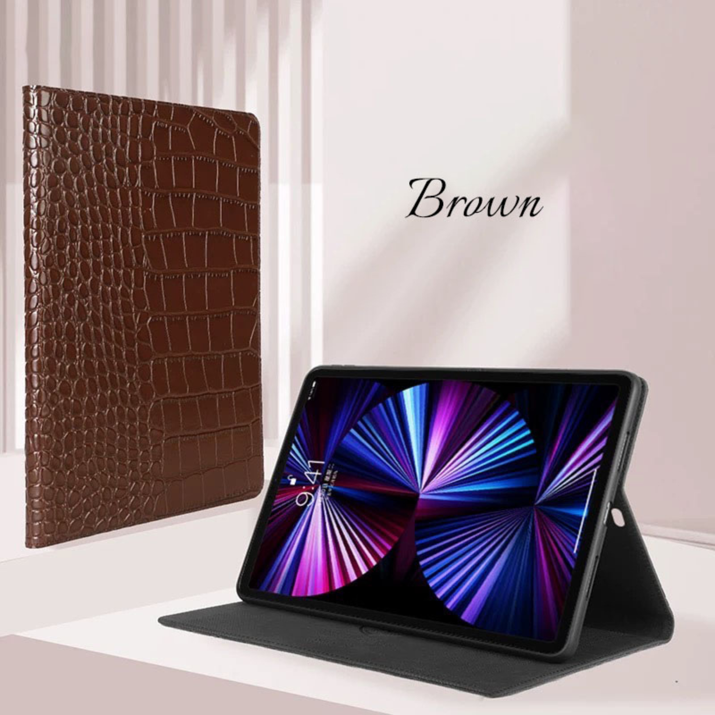 Genuine Crocodile Leather Case for iPad Pro 2025/ iPad Pro 2024/ 2018 11"/ 2022/ 2021/ 2020/ Air 5/4, Business Gift