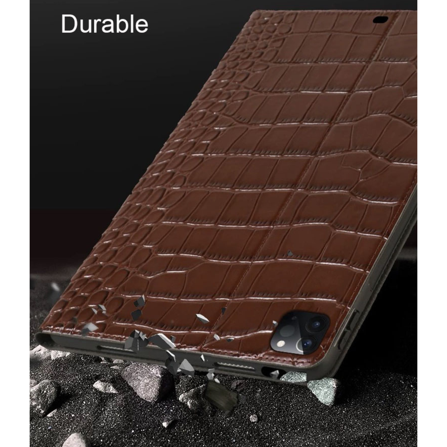 Genuine Crocodile Leather Case for iPad Pro 2025/ iPad Pro 2024/ 2018 11"/ 2022/ 2021/ 2020/ Air 5/4, Business Gift