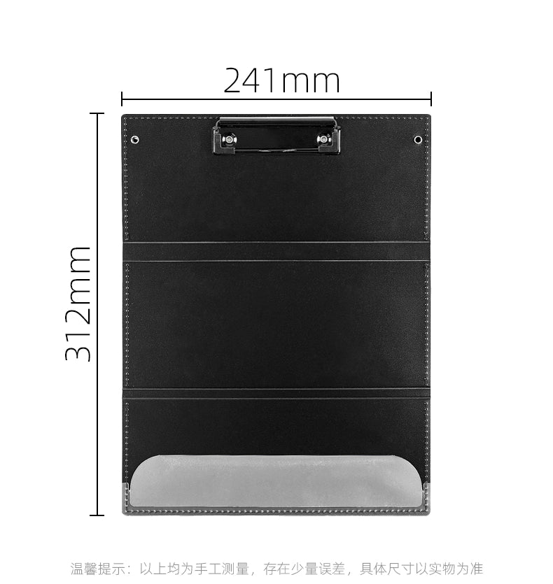 A4 PP Trifold Clipboard, Foldable Writing Pad for Men/ Women