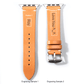 Handmade Custom Genuine Leather Watch Band for Apple Watch Series 7/ 6/ 5/ 4/ 3/ 2/ 1/ SE + Screen Protector