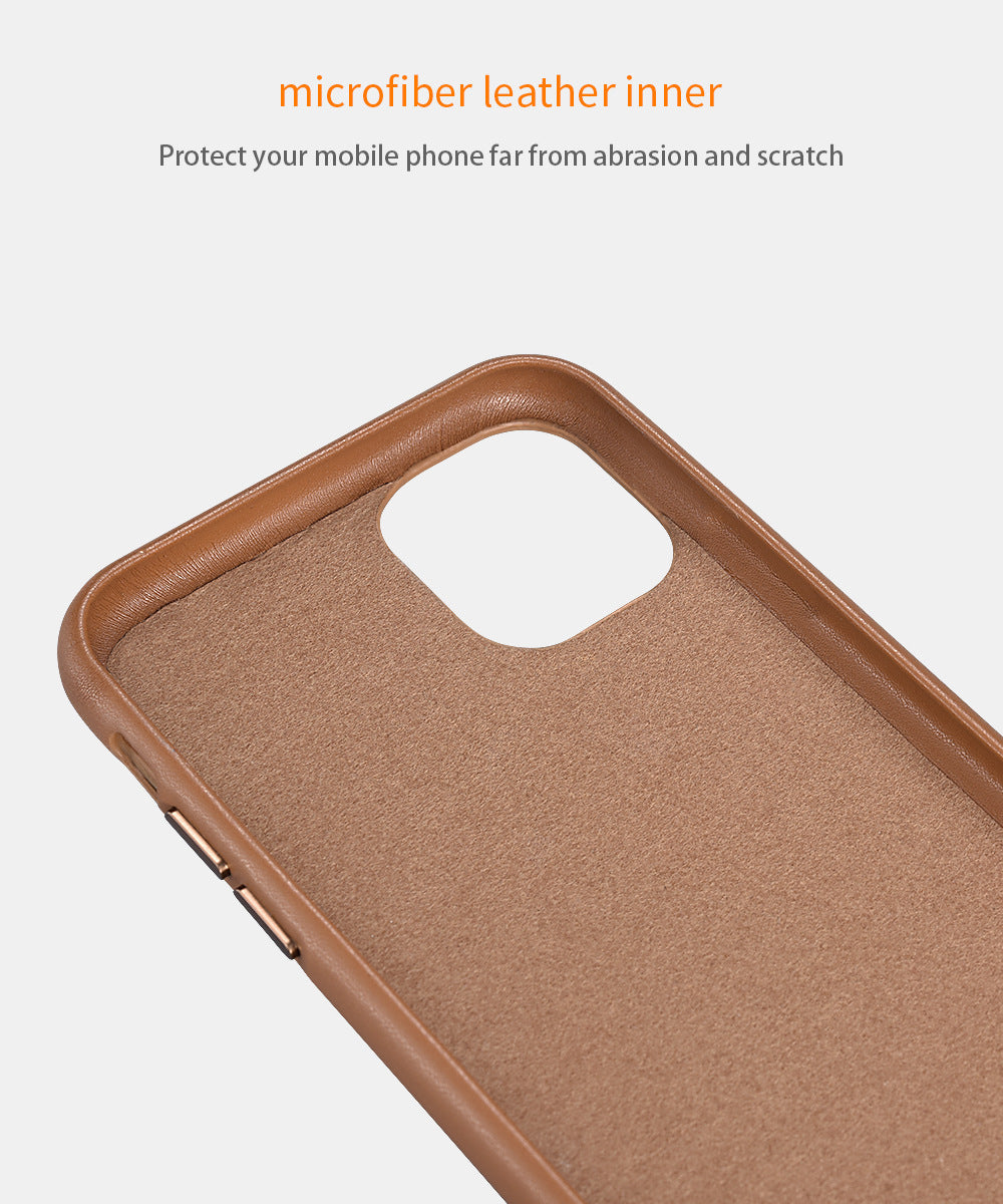 Customizable Premium Genuine Leather Case for iPhone 11/ iPhone 11 Pro/ iPhone 11 Pro Max