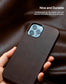 Customizable Premium Genuine Leather Case for iPhone 12 with Mag Safe